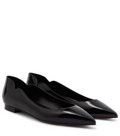 Hot Chick leather ballet flats The Hot Chick, Christian Louboutin Loafers, Bottega Veneta Pouch, Bottega Veneta Jodie, Louboutin Online, Black Pointed Toe Flats, Christian Louboutin Women, Ballerina Shoes Flats, Leather Loafer Shoes