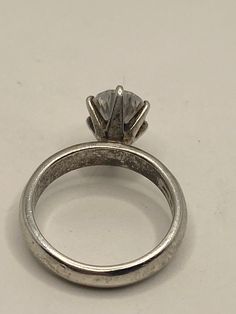 Hand made vintage filigree ring All pave set Cubic Zirconia in Sterling Silver My jeweler can re size for a $10-$20 fee All rings are shipped free in the US in a nice gift box. Check out our over a THOUSAND great reviews!!! Engraving is $4 per letter and is not always perfect depending on the piece. It can take a few days if the jeweler is busy. This is payable to Paypal Judithsltd@gmail.com Vintage Cubic Zirconia Jewelry For Gifts, Vintage Cubic Zirconia Jewelry Gift, Vintage Silver Filigree Ring With Solitaire, Antique Solitaire Diamond Ring As Gift, Vintage Diamond White Ring As A Gift, Antique Cubic Zirconia Promise Ring Jewelry, Antique Cubic Zirconia Jewelry For Promise Ring, Vintage Silver Cubic Zirconia Wedding Ring, Vintage Diamond Cut Jewelry For Promise Ring