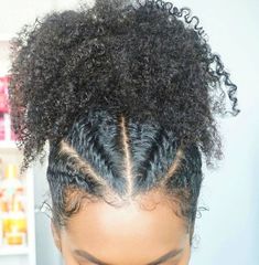 Hairstyles Protective, Makeup Tip, Protective Hairstyles For Natural Hair, Natural Hair Styles Easy, Natural Hair Updo, Penteado Cabelo Curto, Natural Hair Inspiration, Cornrow, Natural Hair Tips