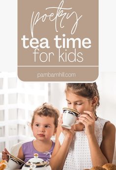 How to host a fall poetry tea time party. These are the best poetry tea time ideas for your homeschool. From snacks, treats, to poetry ideas, to tea, check out these homeschool tea time ideas for homeschool kids. I'm loving these ideas about how to do poetry tea time and recipes, and invitations and poetry for preschool to help you teach poetry to homeschool students. Learn more about poetry tea time at PamBarnhill.com