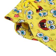 Dive into dreamland with our officially licensed SpongeBob SquarePants Yellow Adult Juniors Sleep Pants! These vibrant yellow sleep pants feature an all-over repeat print of SpongeBob SquarePants himself, adding a playful touch to your nighttime routine. Crafted from a luxurious blend of 92% polyester and 8% Spandex, they offer the perfect combination of softness and stretch for a comfortable fit. The elastic waistband and drawstring provide a customizable and secure feel, while the convenient s Summer Casual Bottoms With Cartoon Print, Playful Bottoms With Pockets For Vacation, Playful Vacation Bottoms With Pockets, Playful Yellow Beach Bottoms, Summer Cartoon Print Multicolor Bottoms, Summer Multicolor Cartoon Print Bottoms, Casual Character Print Bottoms For Summer, Fun Cartoon Print Bottoms For Summer, Playful Bottoms With Cartoon Print For Summer