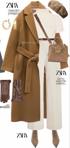 Advent Outfit, Zara 2023 Winter Collection, Winter Elegant Outfit Classy Chic, Michael Kors Outfit, Giacca In Tweed, Mode Tips, Winter Outfit Ideas, Classy Work Outfits