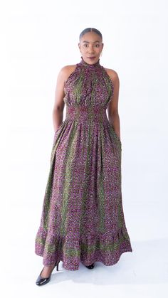 Add a touch of cultural elegance to your summer wardrobe with this exquisitely crafted Ankara backless midi dress. Perfectly blending tradition with modern fashion, this dress is designed for the stylish woman who appreciates the richness of African culture in her attire. Made from high-quality, 100% cotton Ankara fabric, known for its vibrant, eye-catching patterns and durable material. This fabric ensures both comfort and longevity, making it a perfect addition to your collection of African fa Women African Wear, Blue African Print, Summer Midi Dress, Backless Midi Dress, Wear Red, Ankara Fabric, Cultural Events, Midi Dress Summer, African Wear