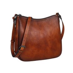 PRICES MAY VARY. Soft Genuine Leather：This crossbody purse made of imported vegetable tan leather,fine and soft,restore the original texture of cowhide, Top smooth Zip Closure. NOTICE: Please confirm the dimensions and weight of this shoulder bag before ordering. Lightweight & Spacious: 10.5in(L)*3in(W)*9.6in(H). Weight: 1.3lb. This small crossbody bag has a zipper pocket and two slots on the inside for wallet, phone, small folding umbrella, and a zipper pocket on the outside for keys, coins. Ad Classic Soft Leather Crossbody Hobo Bag, Classic Brown Crossbody Hobo Bag, Cognac Soft Leather Crossbody Hobo Bag, Classic Cognac Hobo Bag In Soft Leather, Classic Cognac Hobo Shoulder Bag, Classic Cognac Soft Leather Hobo Bag, Cognac-colored Classic Hobo Shoulder Bag, Classic Textured Leather Crossbody Hobo Bag, Cognac Soft Leather Crossbody Shoulder Bag