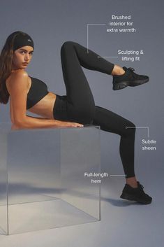 These ultra-flattering Airlift Winter Warm High-Waist Legging contour your curves with an icy sheen and brushed interior for breathable warmth, lifting and smoothing as you flow through poses on and off the mat. Their second-skin fit is designed to flatter every size, sculpt every curve, and support you through any workout or yoga flow while wicking away moisture. Pair them with your favorite Alo bras for the ultimate gym or yoga outfit Instagram followers will adore. Lifting Outfits Women, Womens Black Pants, Gym Style, Back Women, On Repeat, Alo Yoga, Yoga Women, Yoga Clothes, Second Skin