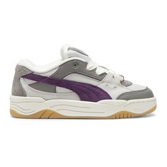 PUMA-180 PRM taps into late-90s skate sneaker culture. The oversized padding, chunky shapes, and lo-fi technical uppers are all throwbacks to that era. We put a contemporary twist on the PUMA-180 PRM with its synthetic base, a hairy suede Formstrip and overlays. $84.95 90s Skate, Sneaker Culture, Sneakers Puma, Lo Fi, Casual Sneakers Women, Puma Sneakers, Late 90s, Lace Up Sneakers, Sneaker Collection