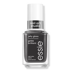 Nail Art Studio Jelly Gloss Nail Polish - Essie Nail Art Studio Jelly Gloss Nail Polish has a sheer, buildable translucent finish for layers of nail art fun. Available in shades from neutral to brighter hues.FeaturesWear alone for a sheer wash of color, layer for a luscious milky-glaze oruse multiple shades to create a custom lookInk Jelly is a traditional sheer black jelly polish with a translucent finish - Nail Art Studio Jelly Gloss Nail Polish Silver Nail Designs, Nail Art Studio, Romantic Nails, Fall Nail Trends, Spring Nail Trends, Glass Nail, Nude Nail Designs, Beige Nails, Black Nail Designs