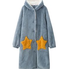 This Oversized Giant Star Pattern Blanket Hoodie Coat is a must-have for your wardrobe. It is made from super soft fleece, this casual hoodie is perfect for lounging around the house or adding to your winter wardrobe. This hoodie coat has an elastic waistband and rib knit cuffs so you can style it as you please. With a stylish design on sleeves, this vest-style sweater is great for layering or wearing alone. Specifications: Material: Polyester Sleeve Style: Regular Hooded: Yes Season: Spring/Aut Super Soft Long Sleeve Loungewear Outerwear, Super Soft Winter Outerwear For Loungewear, Comfy Winter Hoodie For Lounging, Winter Lounging Hoodie, Comfy Soft Long Sleeve Outerwear, Cozy Super Soft Hooded Outerwear, Winter Cozy Soft Hoodie, Cozy Soft Winter Hoodie, Cozy Winter Hoodie For Lounging