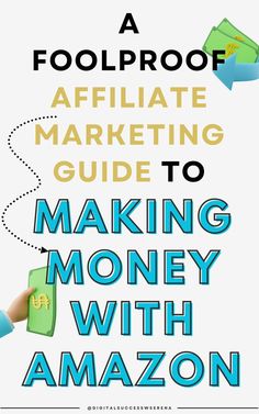 amazon affiliate marketing for beginners Make Money With Amazon, Start A Small Business, Become An Entrepreneur, Affiliate Marketing Tips, Start Affiliate Marketing, Affiliate Marketing For Beginners, Marketing For Beginners, Increase Blog Traffic, Side Hustle Ideas