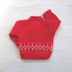 Red baby cardigan 0 to 6 months Infant hand knit red | Etsy Red Nordic Knitted Sweater, Red Nordic Style Knitted Sweater, Handmade Sweater As Winter Gift, Handmade Sweater Winter Gift, Cozy Hand-knitted Red Cardigan, Handmade Winter Red Knitting Pattern, Winter Red Knitted Knitting Pattern, Red Hand Knitted Sweater For Winter, Handmade Red Winter Knitting Pattern