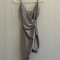 Originally $80 Never Got A Chance To Wear It. Brand New Closet Kept Sparkly Silver Homecoming Dress Adjustable Offers Welcome And Please Ask Any Questions You May Have! Silver Satin Mini Dress For Night Out, Silver Homecoming Dress, Silver Dresses, New Closet, Silver Dress, Book Decor, Homecoming Dress, Homecoming Dresses, Homecoming