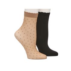 Mix No. 6-Sheer Dot Ruffle Trim Ankle Socks - 2 Pack Add a feminine touch to any look with these socks from Mix No. 6. This pack comes with a pair of classic black socks, as well as sheer ones with polka dots. Both sets are complete with a playful ruffle trim on the edge for an extra special detail. Trending Handbags, Black Socks, Athletic Sneakers, On The Edge, Ankle Socks, Sneaker Shopping, Kids Bags, Ruffle Trim, Black And Tan