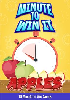 an apple game with the words minute to win it