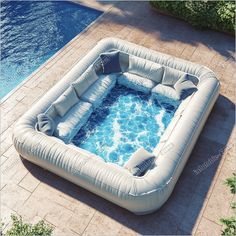 Luxury Large Inflatable Sofa Pool Nearby Outdoor Play Ground Sofa Swimming Pool Games For Fun - Inflatable-Zone Inflatable Pool Movie Seating, Pool Inflatables, Large Inflatable Swimming Pool, Pink Inflatable Pool, Swimming Pool Inflatable, Swimming Pool Games, Blow Up Pool, Inflatable Sofa, Games For Fun