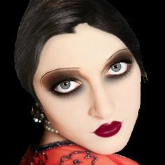 Time Period Makeup, Vaudeville Makeup, Flapper Makeup 1920s, 20s Makeup Gatsby, 1920s Vampire, Doctor Makeup