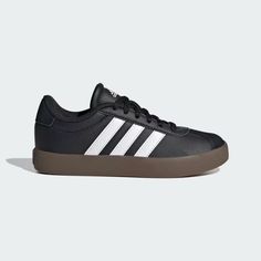 adidas VL Court 3.0 Shoes Kids - Black | Free Shipping with adiClub | adidas US Adidas Vl Court, Adidas Court, Kid Lifestyle, Adidas Kids, Adidas Sneaker, Adidas Shop, Adidas Sportswear, Athletic Sneakers, Adidas Online