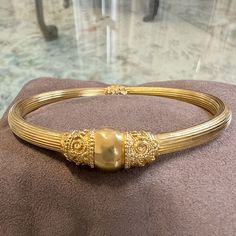 Vintage Etruscan Style Bracelet sold by Doyle and Doyle an antique and vintage jewelry boutique Horseshoe Bracelet, Diamond Bangles Bracelet, Cameo Brooch, Diamond Bangle, Vintage Diamond, Pearl Bracelet, Fashion Bracelets, Beautiful Rings, Diamond Bracelet