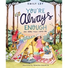 the book cover for you're always enough, and more than i hope for