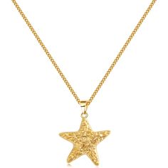 PRICES MAY VARY. STYLISH DESIGN: Adorned with a textured star pendant, our Starry Pendant Necklace embodies celestial beauty and charm. PREMIUM CRAFTSMANSHIP: Our Star Pendant Necklace crafted from copper and plated with gold, ensuring exquisite quality and long-lasting shine. SAFE TO WEAR: Rust-resistant, fade-resistant, lead-free, and hypoallergenic, ensuring comfortable and worry-free wear. VERSATILE STYLE: Ideal for any occasion, this necklace easily transition from casual to formal settings Aura Necklace, Dainty Pendant Necklace, Necklace Cute, Zirconia Necklace, Cubic Zirconia Necklace, Dainty Pendant, Star Pendant Necklace, Necklace Craft, Gold Plated Necklace