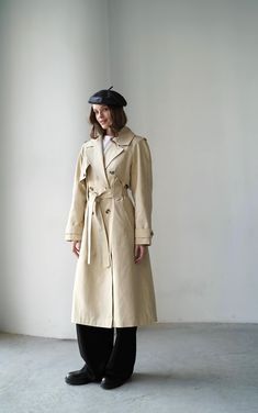 Beige Creme trench coat. Women Lapel Neck double breasted belted cotton trench jacket. Spring/Fall classic outerwear. Long chic overcoat ALL OUR GARMENTS ARE HANDMADE with LOVE. In our own production. COLORS: Dark Grey, Sage green, Black, Creme Beige, Khaki Catalogue Colors:  https://www.etsy.com/ca/shop/BARVYbrand?ref=seller-platform-mcnav&section_id=41451401 MATERIAL: 100% Cotton. Size/ Length: XS-113cm (44,5''), sleeve length from the neck 75cm (29,5'') S-115cm (45,3''), sleeve length from th Trench Jacket, Coat Women, Trench Coats Women, Spring And Fall, Sage Green, Double Breasted, Trench Coat, Jackets & Coats, Sleeve Length