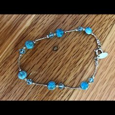 Beautiful Blue Beaded Bracelet. Never Worn. Smoke And Pet Free Home. Blue Beaded Bracelets, Beautiful Blue, Womens Jewelry Bracelets, Blue And Silver, Beaded Bracelet, Color Blue, Beaded Bracelets, Women Jewelry, Bracelet