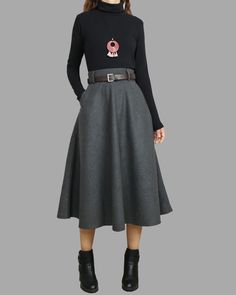 * A midi wool skirt, worked out a comfortable and flattering long skirt for daily wear. * Accurate and smart cut to visually slim and let your legs look longer and slender. * Made of quality wool faric, with fully lined, comfortable and warm. * Materials: 30% wool, 20% cotton, 50% polyseter Shop sizing chart FYI ( actual body figures, not laying flat clothes measurements) Size XS (US 2, UK 6, German 32, French 34) Bust: fits bust around 33.5 inches/85cm Waist: fits waist around 26 inches/66cm Hi Chic Winter Midi-length Pencil Skirt, Winter Chic Midi-length Pencil Skirt, Knee-length Maxi Skirt For Workwear In Fall, Fall Midi-length Lined Pencil Skirt, Fall Midi Length Relaxed Pencil Skirt, Solid Long Pencil Skirt For Fall, Fall Midi Length Lined Pencil Skirt, Winter Workwear Maxi Skirt With Lining, Winter Workwear Lined Maxi Skirt