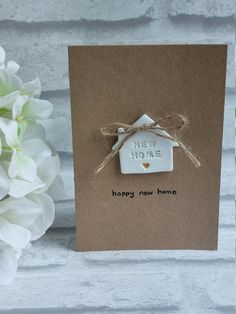 What To Write In A New Home Card [89 Thoughtful Ideas] New Home Wishes, Happy New Home, Home Card, New Home Cards, Air Dry Clay Projects