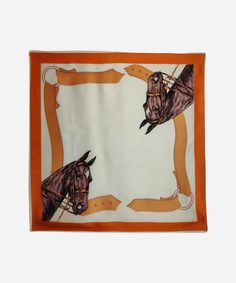 VINTAGE equestrian square scarf Good vintage condition besides some sign of wear (shown in the last photo). Please refer to photos for details of condition. Composition: acetate Dimensions: 26″ x 26.8″ / 66 cm x 68 cm #2281 We are ready to make a discount when buying more than one item. Let us know what interests you and give you the best price for this deal. Payment & Shipping: - Accept PayPal only. - This item will be ship along with Tracking Number after received a completed payment. - Delive Vintage Square Silk Scarf Gift, Vintage Square Scarves As Gifts, Vintage Square Scarves As Gift, Vintage Square Scarves For Gift, Vintage Square Scarf Gift, Vintage Rectangular Silk Scarf As Gift, Vintage Brown Silk Scarf As A Gift, Vintage Brown Silk Scarf As Gift, Vintage Brown Silk Scarf For Gift