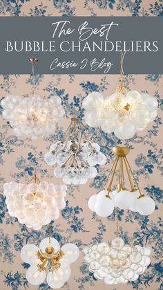 bubble chandeliers Talia Chandelier Dining Room, Living Room Chandelier Ideas, Dresser Remodel, House Lounge