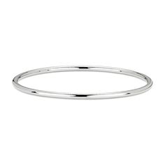 Simple, luxurious and elegantwhat don't we love about this white gold bangle. Plus, the stacking potential is endless. Made in 14k Italian white gold. Modern White Gold Bangle With Polished Finish, Elegant White Gold Bangle With Polished Finish, Stackable White Gold Sterling Silver Bangle, Stackable Sterling Silver White Gold Bangle, Stackable Sterling Silver Bangle In White Gold, Timeless Platinum Bracelet With Polished Finish, Elegant Silver Jewelry With Smooth Bezel, Classic Platinum Diamond Bracelet With Polished Finish, Stackable Platinum Jewelry For Formal Occasions