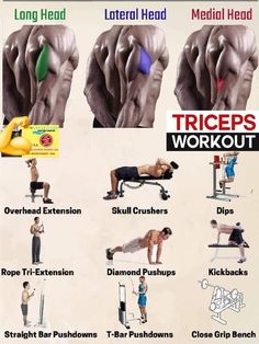 an exercise poster showing the different exercises to do for your body's core muscles