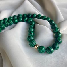 Blueberry Necklace, Malachite Necklace, Green Beaded Necklace, Chakra Yoga, Shiny Objects, Beads Chain, Beaded Jewellery, Healing Necklace, Natural Gemstone Jewelry