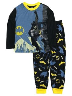 Batman Boys Lightweight Blue & Black Super Hero Pajamas Sleep Set He will love wearing these cozy blue & black Batman themed super hero pajamas to bed! They have a lightweight long sleeved shirt & lightweight jogger style pajama bottoms. Boys sizes Pull-over style top, elastic waist pants 100% polyester Made in Cambodia Payment We accept PayPal as our payment method. Immediate payment is required. If you have any questions about payment, please feel free to contact our customer support team. Ret Blue Character Print Loungewear Sets, Blue Long Sleeve Sleepwear With Character Print, Blue Character Print Sleepwear For Pajama Party, Blue Character Print Sleepwear, Blue Cotton Sleepwear With Character Print, Blue Character Print Long Sleeve Sets, Blue Long Sleeve Sets With Character Print, Black Cotton Sleepwear For Home, Black Sleepwear With Character Print For Loungewear