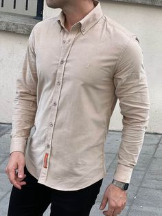 Our male model effortlessly flaunts the Velvet Beige Shirt, epitomizing refined style. Beige Shirt, Elevate Your Look, Height And Weight, Shirt Color, Cotton Shirt, New Collection, Colorful Shirts, Fall Winter, Dry Clean