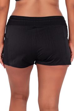 The Laguna Swim Short is both comfortable and functional! Featuring side pockets for all of your essentials and an adjustable drawstring waistband for a relaxed fit. Also includes an attached inner brief. Mid-Rise Full Coverage Relaxed Fit Side Pocket No Pinch Waist Top Sold Separately Athleisure Beach Shorts With Pockets, Bottoms With Adjustable Waist And Side Pockets, Bottoms With Side Pockets And Adjustable Waist, Versatile Activewear With Pockets, Athleisure Swim Trunks With Pockets For Beach, Adjustable Waist Swimwear With Elastic Waistband, Athleisure Swimwear With Pockets For The Beach, Sporty Swimwear With Elastic Waistband And Relaxed Fit, Athleisure Swimwear With Functional Drawstring For Workout