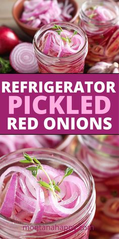 Close-up Quick Pickled Refrigerator Red Onions - Asian Pickled Red Onions, Quick Pickling Recipes, Pickle Onions Recipe Vinegar, Pickled Ideas, Pickling Onions, Pickled Red Onions Recipe, Salami Chips, Pickled Vegetables Recipe, Chicken Cabbage