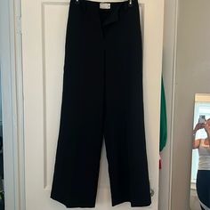 Asos Design Wide Leg Pant In Black, Size 4 New, Never Been Worn. Some Tags Still On. These Are Great Basic Pants. On The Thinner Side But Still Look Nice. Black Trousers Pantsuit For Night Out, Black Full-length Pantsuit For Spring, Black Full-length Pantsuit For Night Out, Black Full Length Pantsuit For Spring, Black Straight Pantsuit For Night Out, Black Pantsuit For Night Out, Black Full Length Pantsuit For Night Out, Classic Black Pantsuit With High-waisted Pants, Black Business Casual Pantsuit With Straight Pants