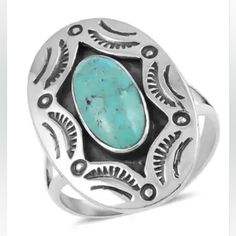 Southwestern Elegance At It's Finest! This Elongated Oval Kingman Turquoise Is A Mesmerizing Touch Of Sophistication And Allure. Turquoise 1.50 Cts Sterling Silver With Split Shank And Southwest Designs. Adjustable Turquoise Bohemian Ring, Adjustable Blue Turquoise Ring In Western Style, Adjustable Blue Turquoise Western Ring, Bohemian Turquoise Concho Ring, Adjustable Western Style Blue Turquoise Ring, Adjustable Oval Turquoise Western Ring, Adjustable Southwestern Turquoise Concho Ring, Adjustable Oval Western Style Turquoise Ring, Adjustable Turquoise Western Ring