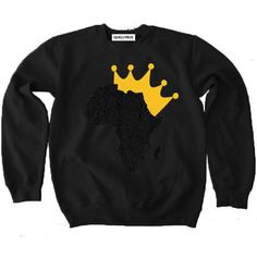 African Leader Sweatshirt – QUÈLLYRUE Winter Long Sleeve T-shirt With Ribbed Cuffs, Winter T-shirt With Ribbed Cuffs And Crew Neck, Fall Streetwear Sweater With Ribbed Cuffs, Crew Neck Winter Streetwear Sweater, Trendy Crew Neck Hoodie With Ribbed Cuffs, Fall Crew Neck Sweater With Graphic Print, Fall Graphic Print Crew Neck Sweater, Trendy Fleece Crew Sweater, Winter Graphic Print Crew Neck Hoodie