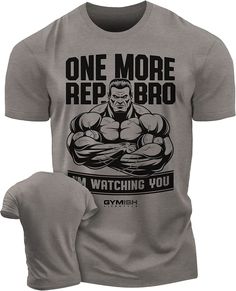 One More Rep, Bro! Workout T-Shirt, Funny Gym Shirts, Lifting T-Shirt, Deadlift Athletic Heather Workout T-shirt, Graphic Tee Short Sleeve Gym T-shirt, Pre-shrunk Crew Neck Workout T-shirt, Pre-shrunk Crew Neck T-shirt For Workout, Tri-blend Cotton T-shirt For Gym, Cotton Tri-blend T-shirt For Gym, Gym T-shirt With Screen Print Short Sleeve, Short Sleeve Gym T-shirt With Screen Print, Tri-blend Graphic Tee For Gym