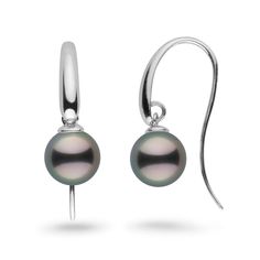 You asked, we answered. Introducing the Cascade Hook Earrings- a classic design reimagined for your everyday wear. Thick, solid 14K gold ear-wires ensure you'll feel distinctive and confident with every wear. These earrings are set with 9.0-10.0 mm Tahitian pearls.