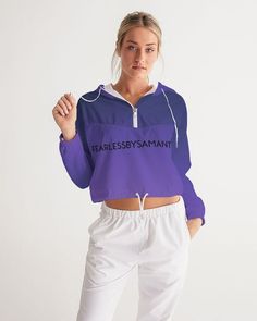 Cropped Windbreaker, White Sports Bra, Clothing Logo, Rock A, Geometric Lines, Water Resistant Fabric, Unique Outfits, Mens Graphic Tee, Windbreaker Jacket