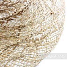 Vintage straw capelines are a treasure to behold - mainly because many of them were so labor intensive to make that they quite simply will never be made again. This is one of those!Made from natural undyed open weave stripe straw and twisted jute braid, this capeline dates back to at the least the 1960s and has a nice big brim so you can make the summer hat of all summer hats! They all have their own personality, some are more closely woven, some have more colour variation. A true sign that each Natural Woven Toquilla Straw Boater Hat, Natural Wide Brim Straw Hat With Open Weave, Natural Wide Brim Sun Hat With Open Weave, Natural Woven Jute Straw Hat, Natural Woven Jute Hat, Natural Handwoven Straw Hat, Natural Jute Woven Hat, Handwoven Natural Fiber Straw Hat, Natural Jute Handwoven Straw Hat