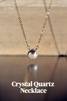 Looking for something that shimmers with your every move? Try this Natural Crystal Quartz Necklace — it's like a little disco party around your neck! Not to forget, Crystal Quartz is considered the ultimate healing stone. It balances and revitalizes the mental, physical, spiritual, and emotional aspects of the body. Also, it's believed to amplify the energy or intent given to it, while enhancing the energies of other gemstones it's placed with. Crystal Quartz Necklace, Clear Quartz Necklace, Quartz Crystal Pendant, Gemstone Necklaces, Protection Necklace, Disco Party, Clear Quartz Crystal, Healing Stone, Crystal Quartz