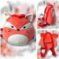 Reposhing This Item I Purchased From @Jo_mhnurse. Loved It, But Ready To Rotate For Something New. 7”L X 9”W X 14”"H Handle: 2.5" Drop Shoulder Strap Length: 31.5" Zipper Closure Exterior: 1 Zip Pocket Squishmallow Backpack, Fox Squishmallow, Fox Purse, Fox Bag, Mini Purse, Red Fox, Drop Shoulder, Mini Bag, Shoulder Strap