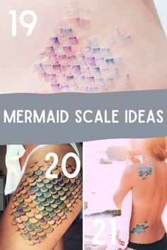 the top 20 mermaid scale ideas for tattoos