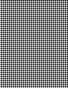 black and white gingham checkered fabric