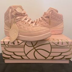 Limited Addition Pink Air Jordan 2 Retro Don Gg Edition 2019 Jordan 2s, Pink Air Jordan, Air Jordan 2 Retro, Air Jordan 2, Jordan 2, Pink Fits, Womens Jordans, Jordans For Men, Retro Color