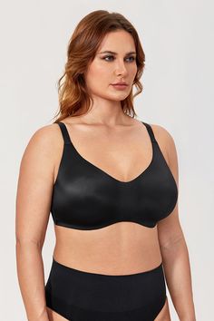 The magnificent solid pattern is well-made to add the perfect amount of flair to your look. This bra with its astonishing non-convertible straps feature will definitely make you feel your best while looking the best. What's good about this full cup shape bra is its attractive adjusted-straps strap. Buy now! 

Specifications
Brand Name: GeraldBlack
Obscene Picture: No
Sexually Suggestive: No
Bra Style: Unlined
Bra Style: Seamless
Material: Spandex
Material: Polyamide
Origin: CN(Origin)
Support Ty Black Spaghetti Straps Top With Built-in Bra, Black Bra With Removable Pads And Spaghetti Straps, Black Bra With Medium Bust Support And Spaghetti Straps, Solid Bra With Adjustable Wide Straps, Elegant Bra With Adjustable Straps, Elegant Solid Bra With Adjustable Straps, Black Strappy Seamless Bra, Black Seamless Strappy Bra, Black Full Coverage Micro-elastic Bra