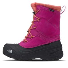 Color Is Fuschia Pink/Coral Sunrise See Pics For Details. Purple High-top Boots For Outdoor, Purple High-top Outdoor Boots, Purple Waterproof Outdoor Boots, Waterproof Purple Outdoor Boots, Purple Round Toe Outdoor Boots, Purple Round Toe Boots For Outdoor, Pink Weatherproof Winter Boots, Purple Waterproof Boots With Round Toe, Purple Waterproof Round Toe Boots